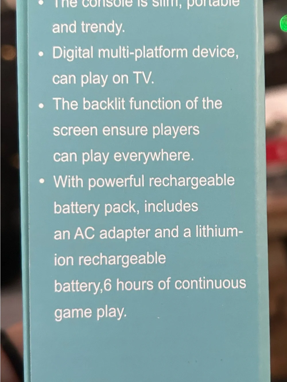 Portable Pink Retro Handheld Game Player with D-Pad Controls